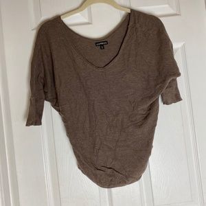 Express Brown Cozy Sweater